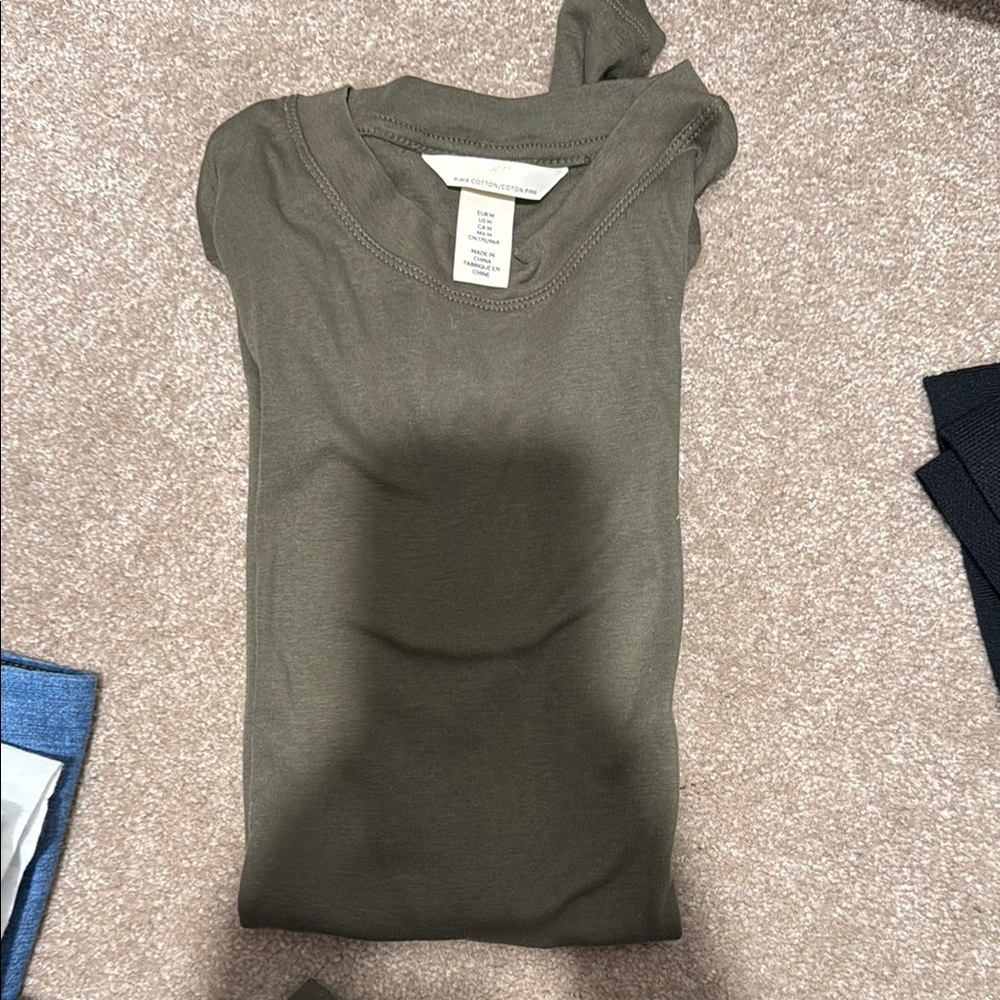 Olive Green Women's Top